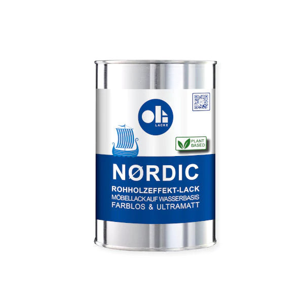 OLI-NATURA Aqua Nordic - Rohholzeffektlack - 1 Liter