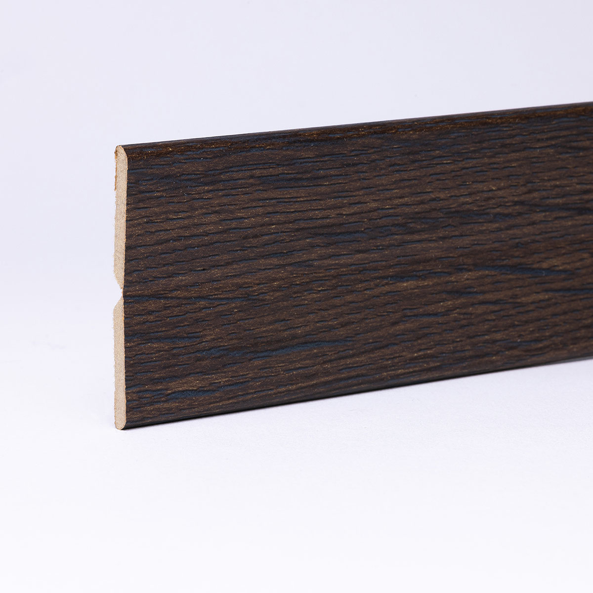 Knickleiste/Abschlusswinkel auf MDF-Träger Eiche dunkel
