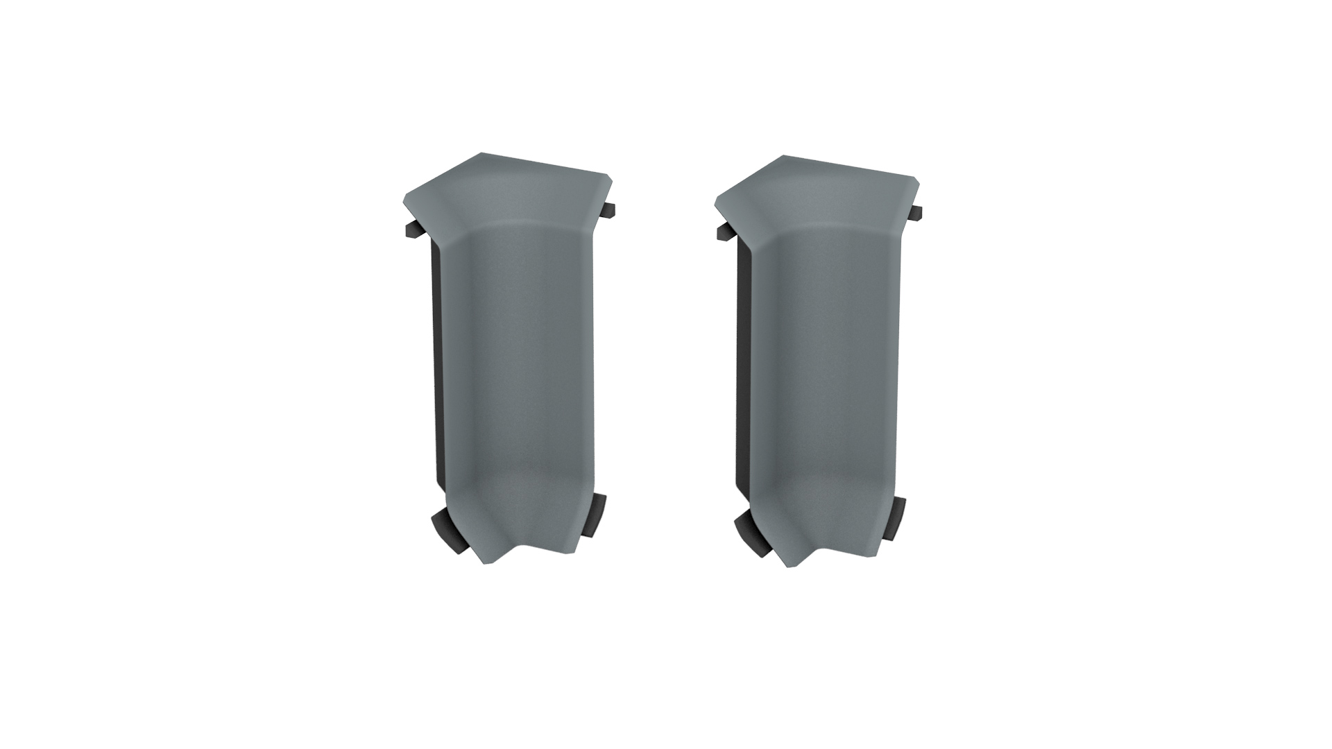 Innenecke für Hartschaum-Sockelleiste 811 Dunkelgrau