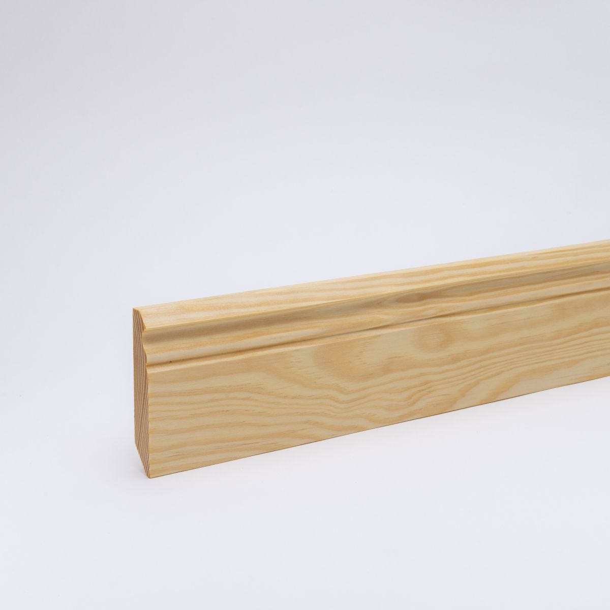 Massivholz-Sockelleiste Berliner Profil 90mm - Kiefer geölt