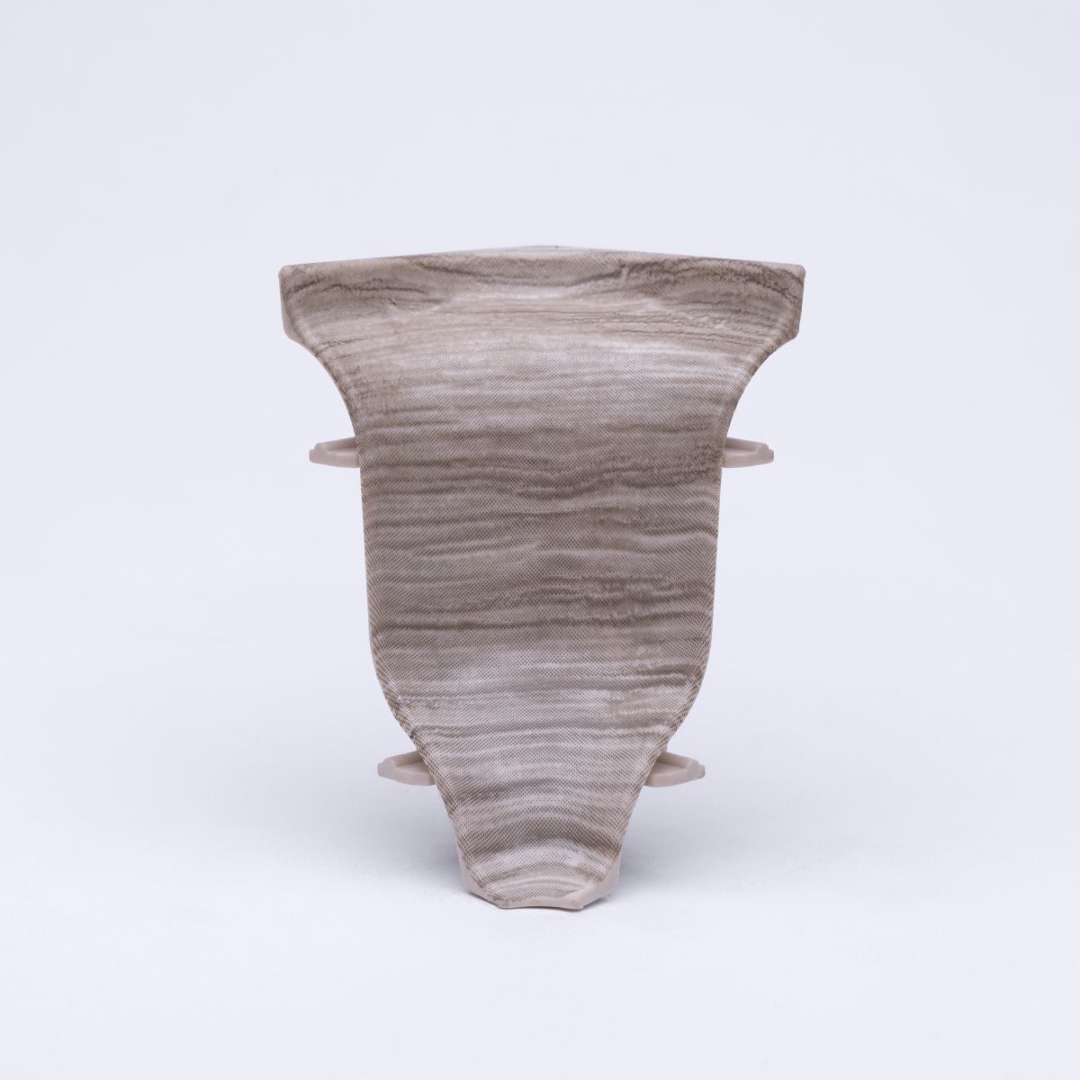 Innenecke für Duo-Flexleiste 54mm Eiche Weiß