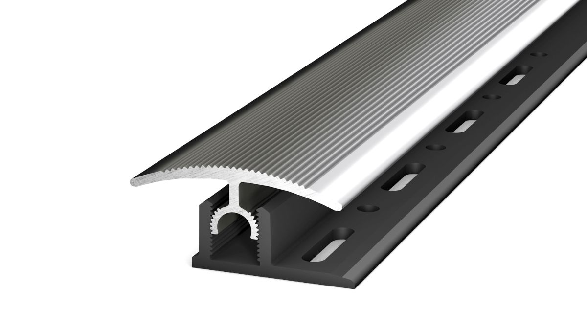 Profi-Tec MASTER Übergangsprofil 300 - Für Belagstärken von 7 - 15 mm Edelstahl poliert