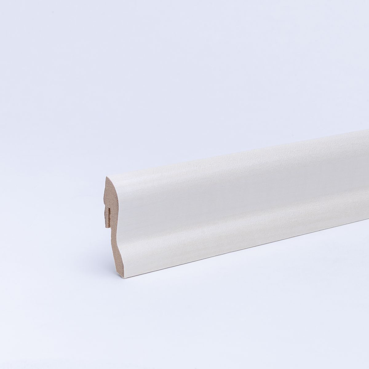 Furnier-Sockelleiste 40mm Ahorn gelackt