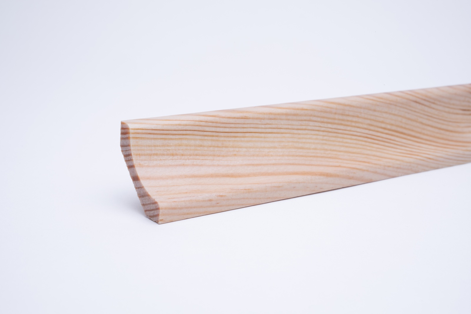 Hohlkehlleiste Massivholz 22 x 22mm Kiefer Lackiert