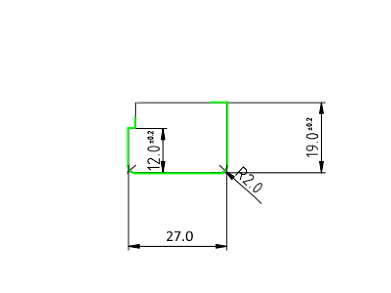 Abschlussleiste für Akustikpaneele 400 x 2600mm -  Weiß