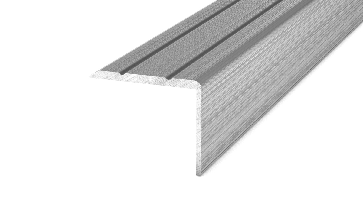 Winkelprofil 24,5 x 20 x 1.000 mm  Edelstahl gebürstet - selbstklebend