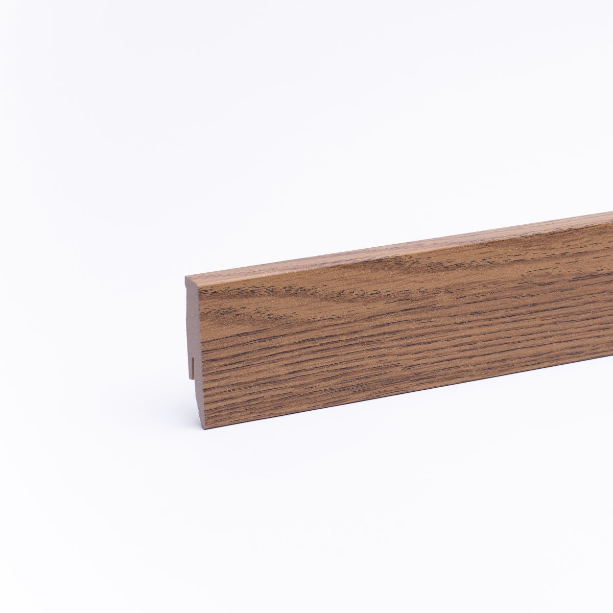 Sockelleiste mit Holzoptik 60mm Eiche gebeizt