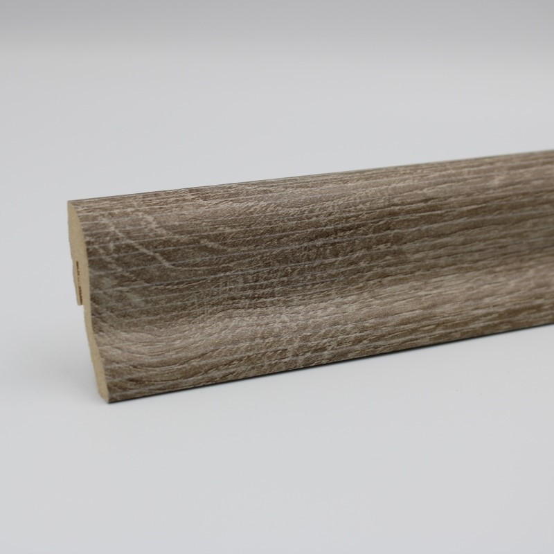 Sockelleiste mit Holzoptik 40mm Eiche Antik