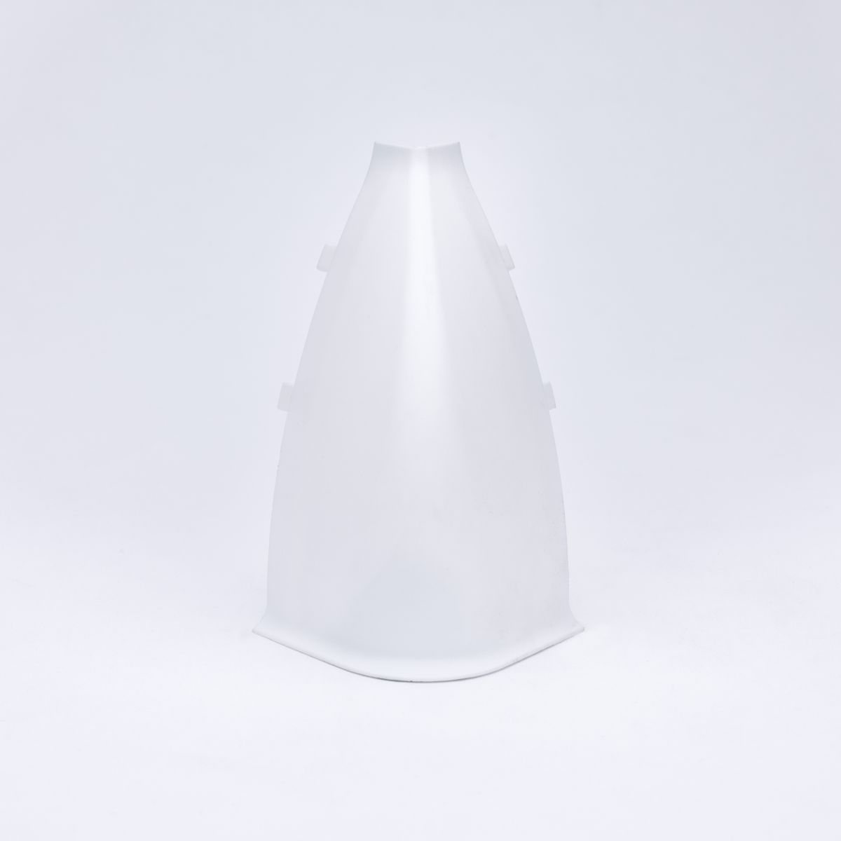 Aussenecke für Duo-Soft Flexleiste 65 mm Weiß