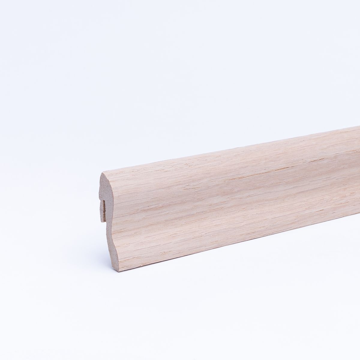 Furnier-Sockelleiste 40mm Eiche roh