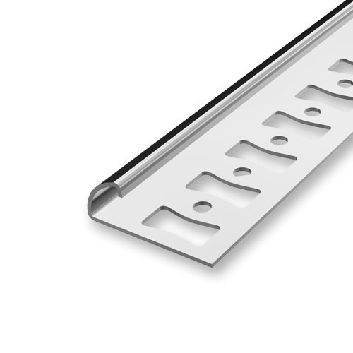 Aluminium-Viertelkreisprofil "R-Typ" 10mm - Silber