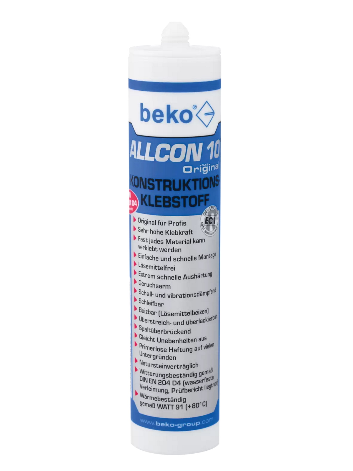 Beko Allcon 10 Konstruktionsklebstoff - 310 ml