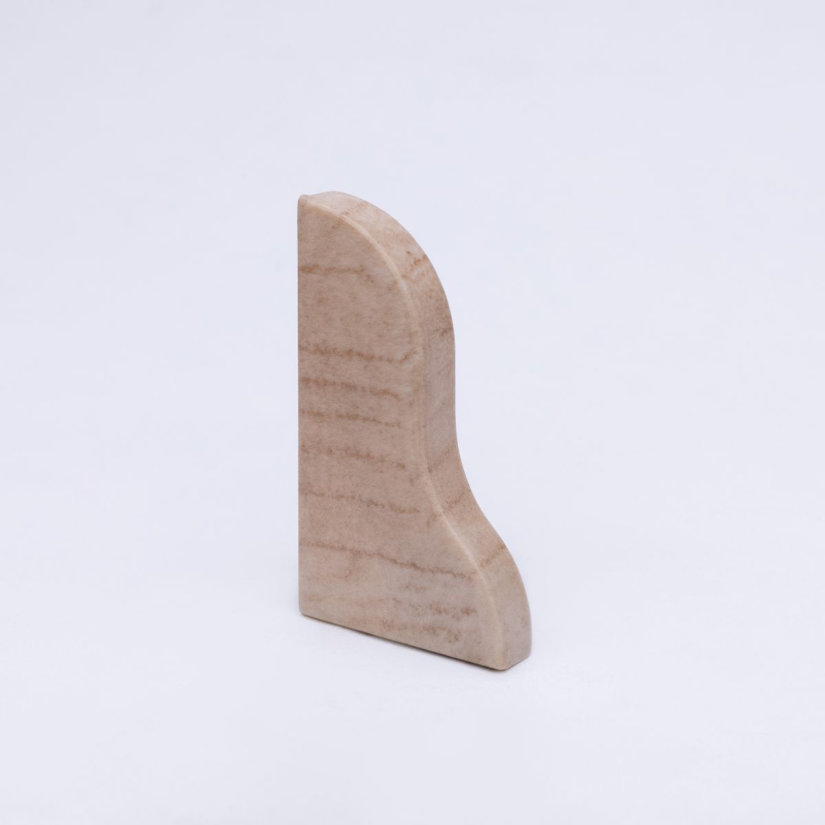 Abschluss links Ahorn geprägt