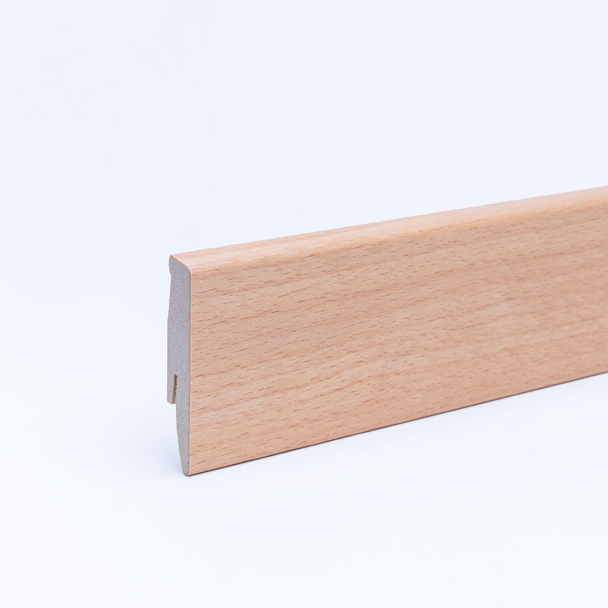 Furnier-Sockelleiste 60 mm Buche geölt