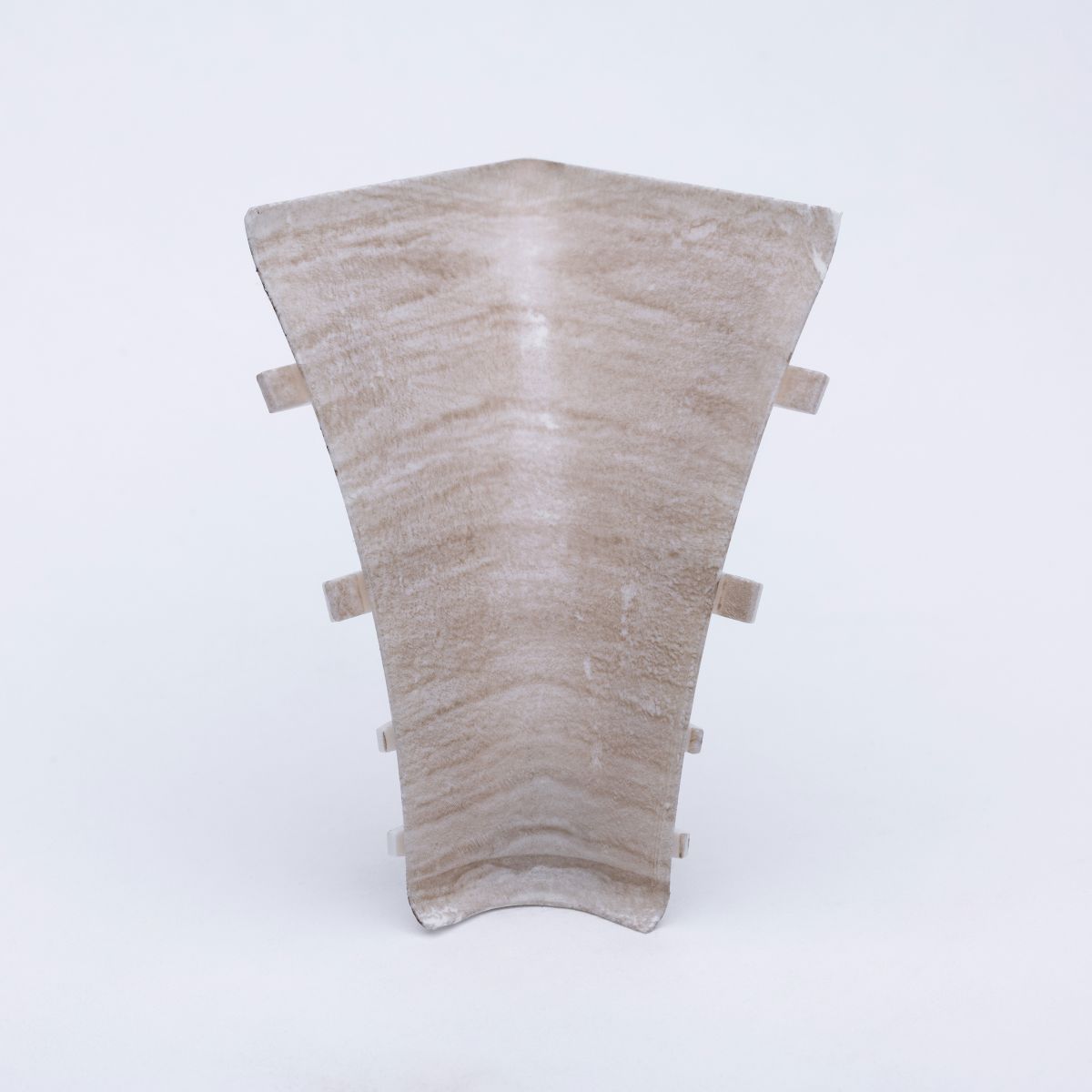 Innenecke für Duo-Soft Flexleiste 65 mm Eiche Weiß