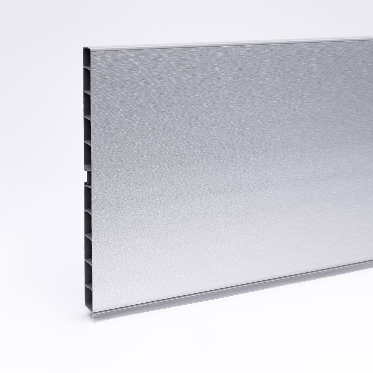 Sockelblende KS150 - Aluminium gebürstet  - Länge 300 cm