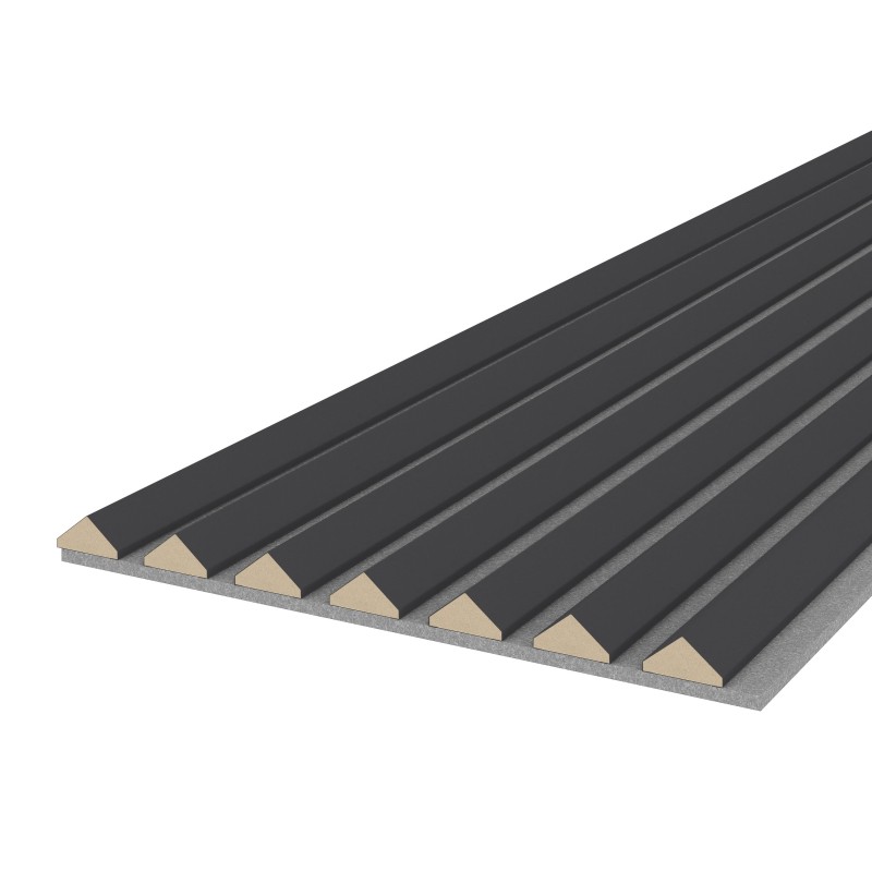 Muster K2 - Grau/Anthrazit - Akustikfilz Grau