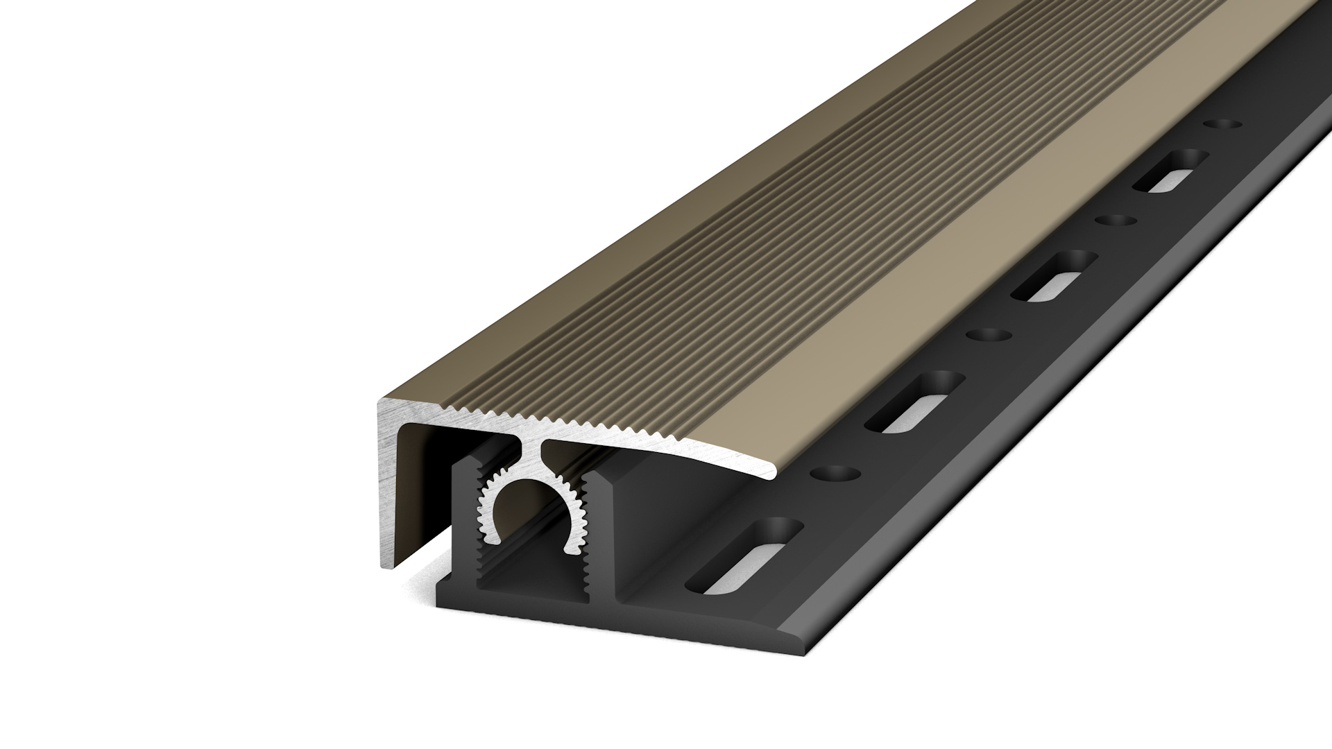 Abschlussprofil PS 300 Edelstahl matt - 0,90 m