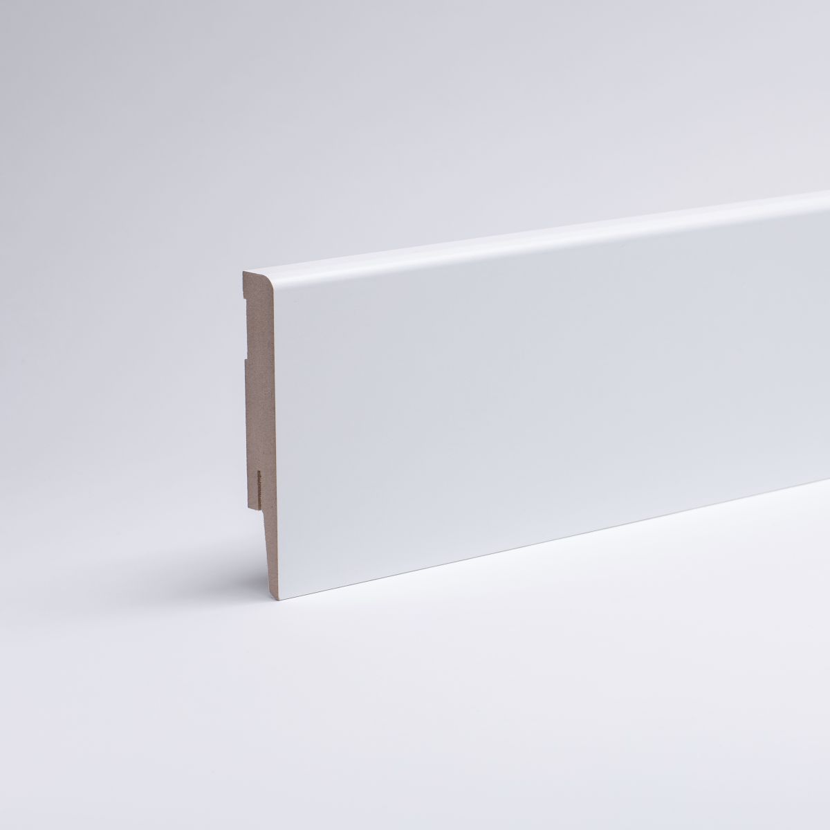 Sockelleiste Weimarer Profil 100 mm MDF - Weiß lackierfähig