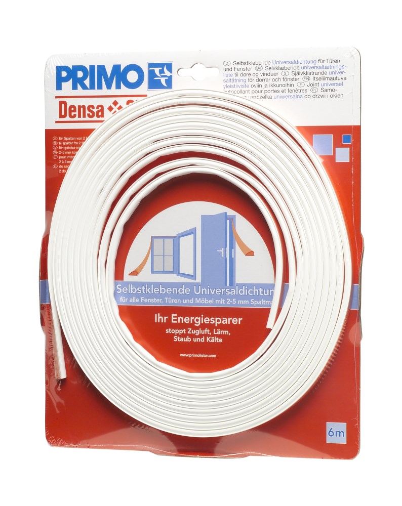 Primo Universaldichtung Densa 25 selbstklebend 2-5 mm - Weiß - 6m