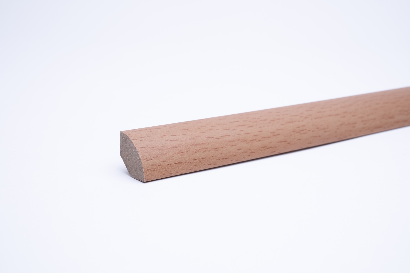 Viertelstableiste auf MDF-Träger in Holzoptik Buche