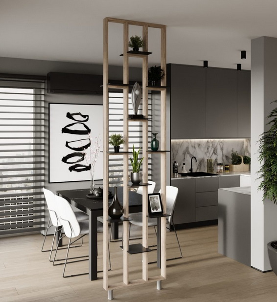 Montagefüße für Design Raumteiler - Inhalt 2 Stück