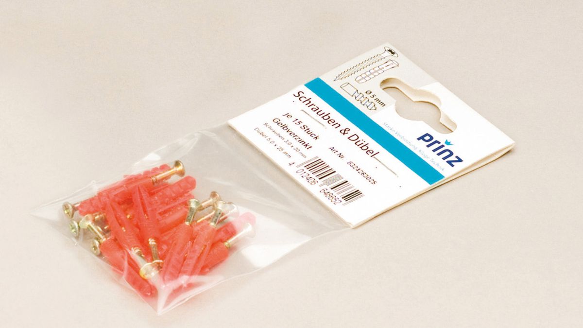 Befestigungs-Set, gelbverzinkt