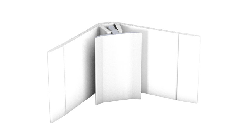 MuraTec Alu-Innenwinkel, Silber - für Belagstärken 3,0 - 5,0 mm