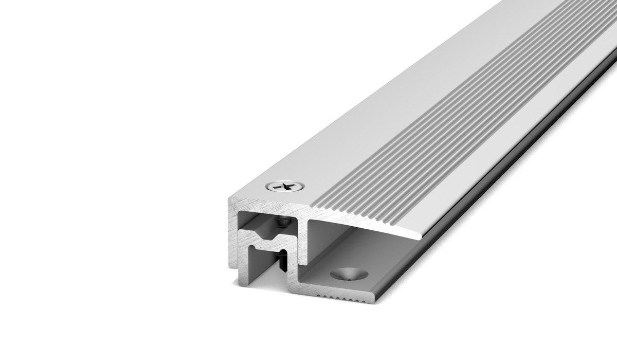 Abschlussprofil Silber - 0,90 m