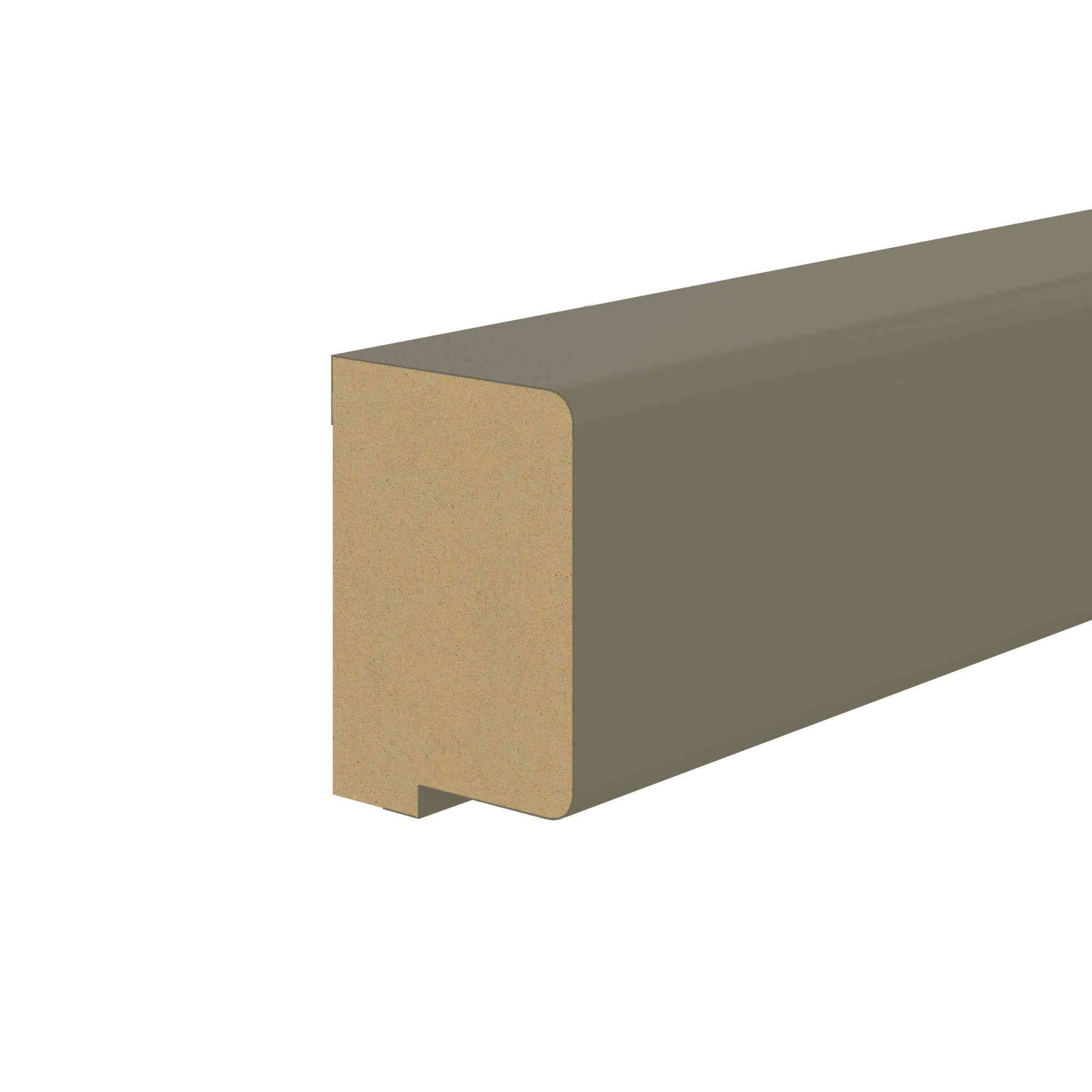 Abschlussleiste für Akustikpaneele 400 x 2600mm -  Olive