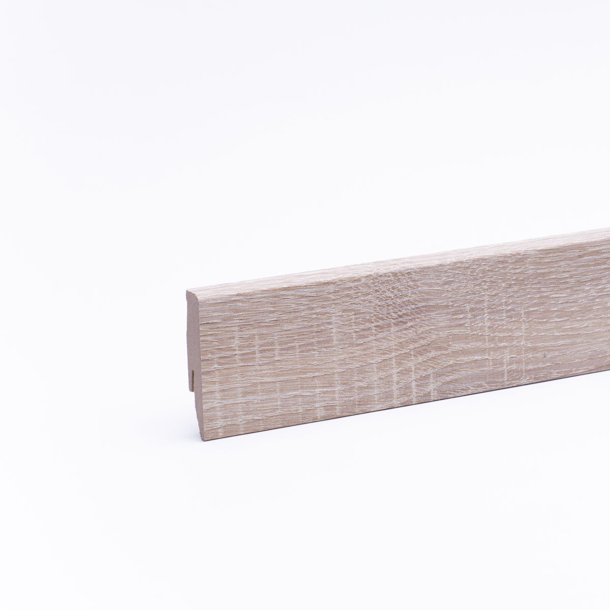 Sockelleiste mit Holzoptik 60mm Eiche White Washed