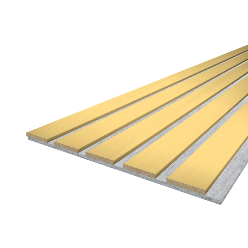 Muster LX - Gold - Akustikfilz Grau