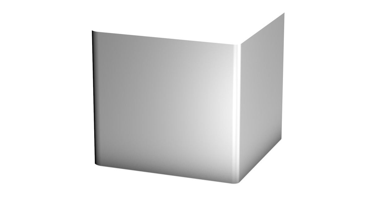 Eckschutzwinkel aus Aluminium 50 x 50 x 1.500 mm