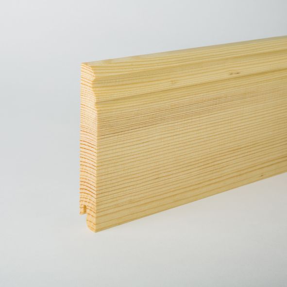 Sockelleiste Berliner Profil 100mm - Kiefer geölt