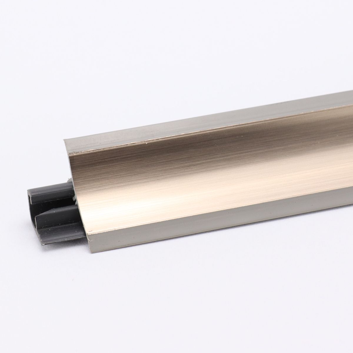 Passstück für Küchenabschlussleiste 23 x 23 x 400 mm - Edelstahl Optik