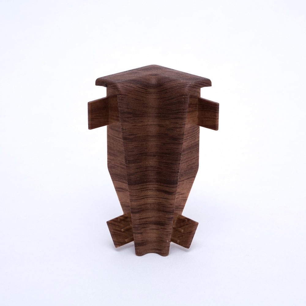 Innenecke 60mm Nussbaum