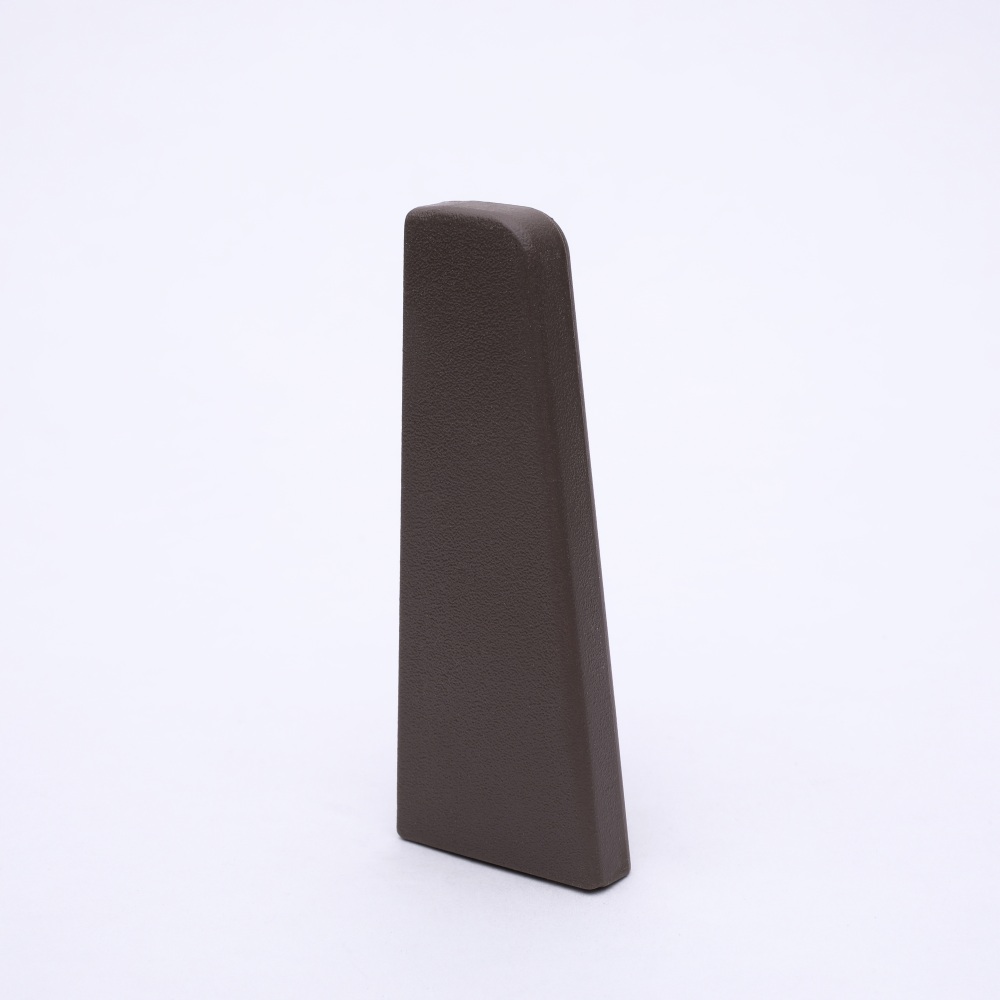 Abschluss links 60 mm Grau braun